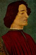 BOTTICELLI, Sandro Giuliano de Medici oil